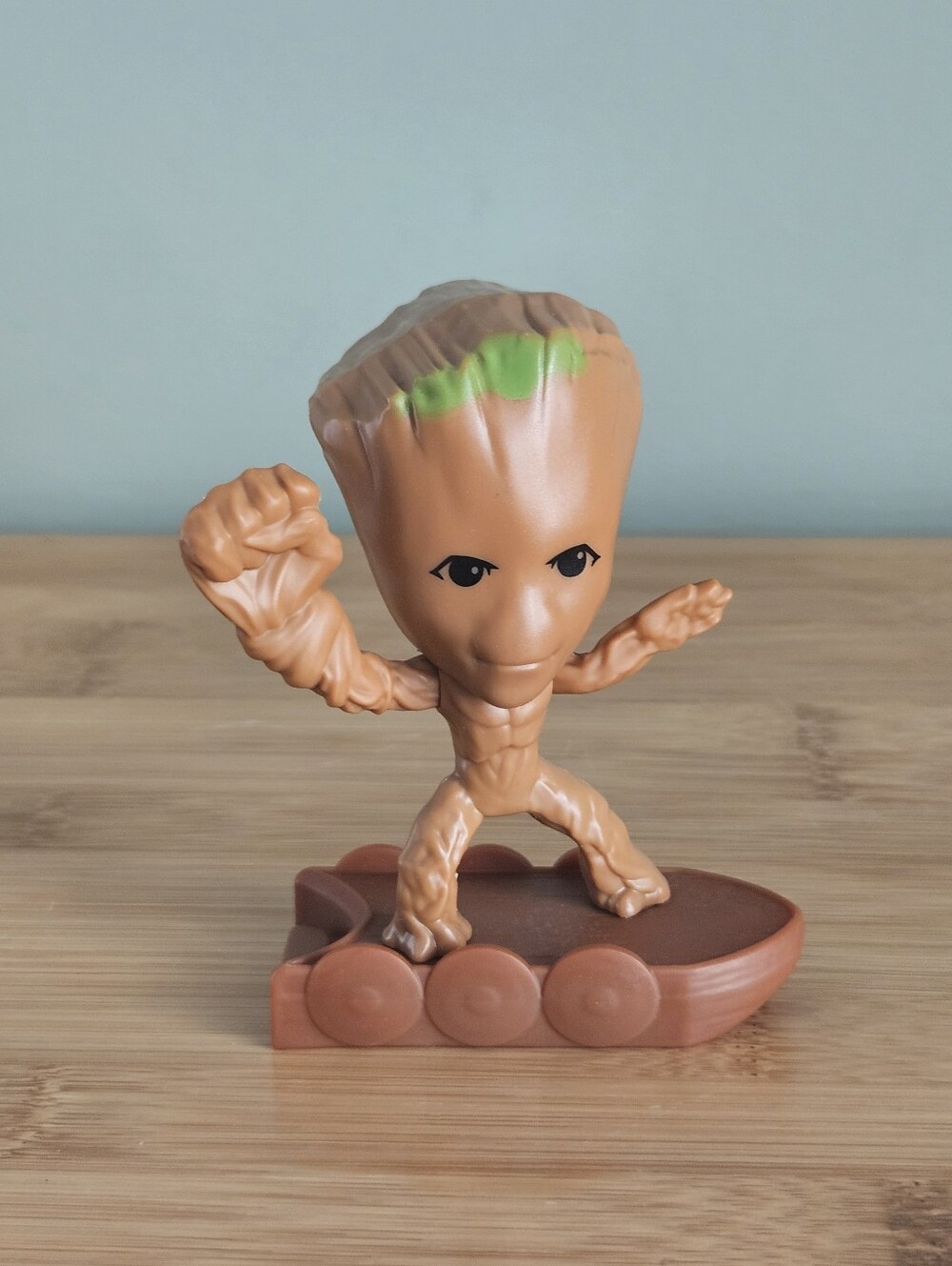 Marvel Groot Figure Toy in Brown with Green Accent